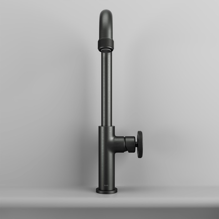 Приобрести iddis смеситель для раковины grange 374мм, высокий, графит gragm00i05