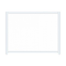 Aquanet Торцевая раздвижная панель для ванны Premium 80 см, белая