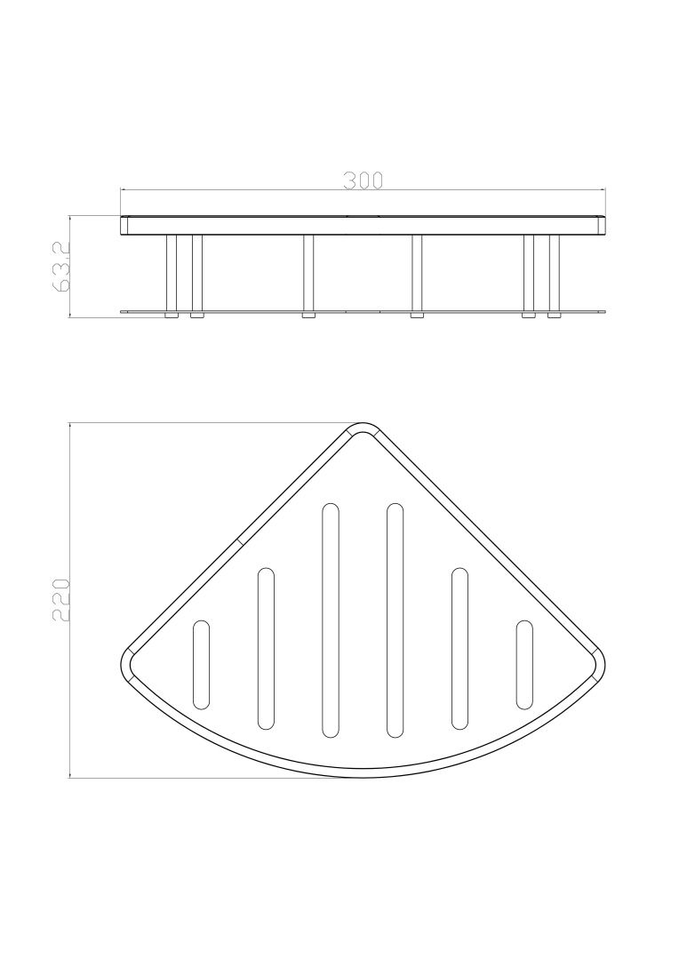 Приобрести полка для ванной угловая wonzon & woghand, брашированное золото (ww-4132-bg)