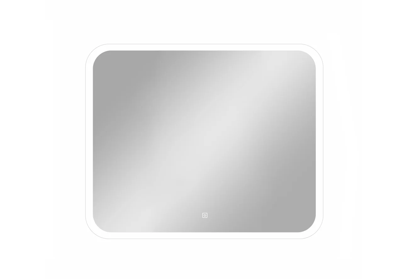 Приобрести continent зеркало с подсветкой demure 70х50 см, белое