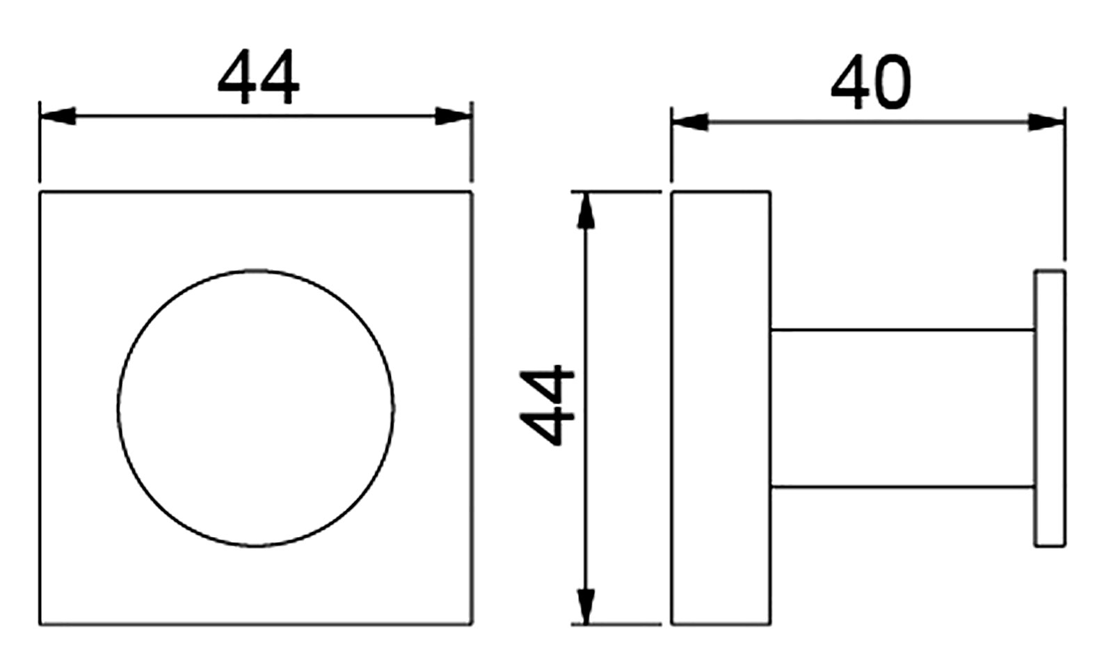 Приобрести крючок timo selene 12011/03 черный