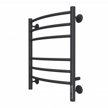 Полотенцесушитель 450х600 мм электрический Terminus Классик П6, КС 9005, черный матовый 4670078527578