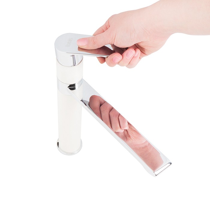 Приобрести iddis смеситель для кухни edifice 285 мм, белый\хром ed5wbsgi05