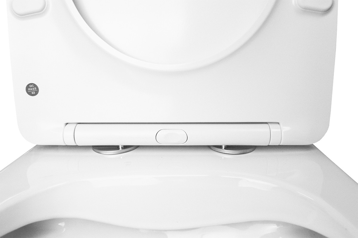 Приобрести azario унитаз - моноблок terni 670x350x760 горизонтальный слив, быстросъемное сиденье микролифт az-8618