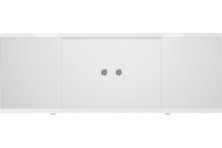 Aquanet Фронтальная раздвижная панель для ванны Kupe 164 см, белая