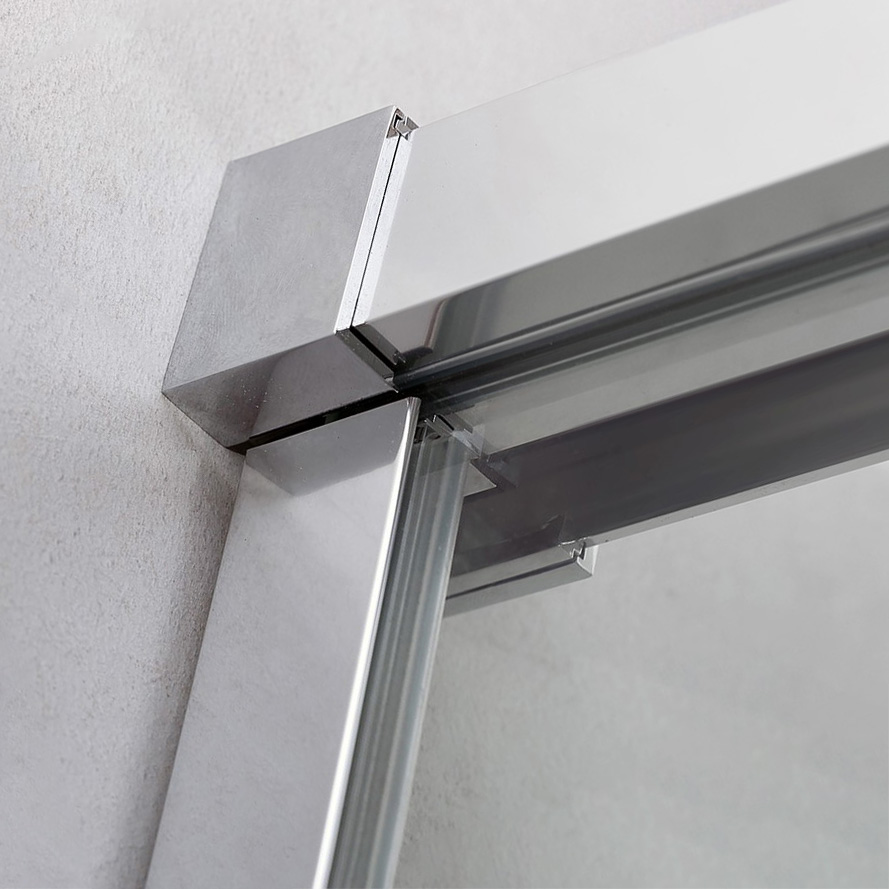 Приобрести cezares душевое ограждение duet 160х80 см, хром duet soft-m-ah-1-160/80-c-cr