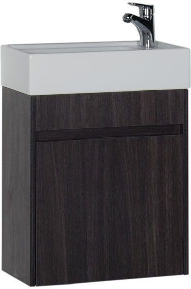 Приобрести aquanet тумба с раковиной лидс 50 см, эвкалипт мистери 00213042