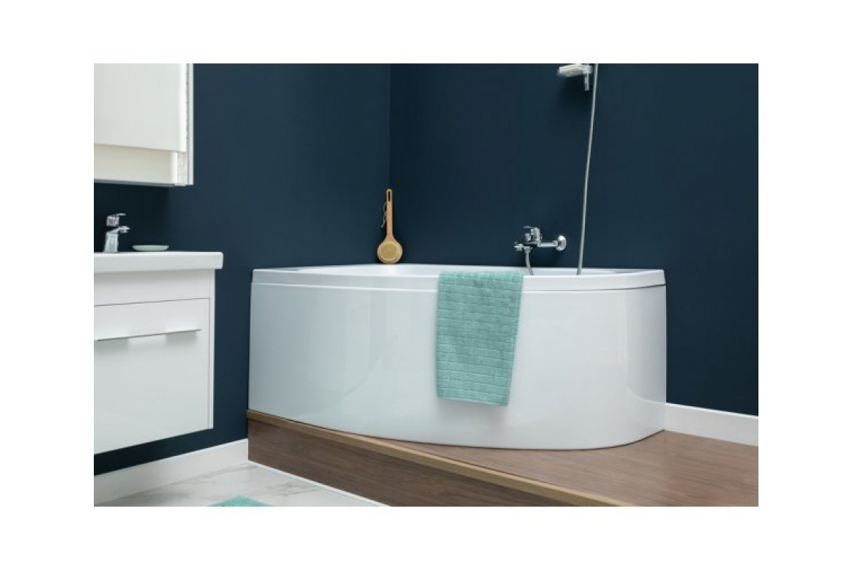 Приобрести aquanet акриловая ванна mia 140x80 см, белая, левая