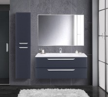 Cezares Тумба подвесная с раковиной ECO 120 см Grafito, графит ECO-1200-2C-SO-GR-P