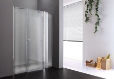 CEZARES Дверь душевая ELENA 150x195см ELENA-W-B-13-60+60/30-P-Cr-L