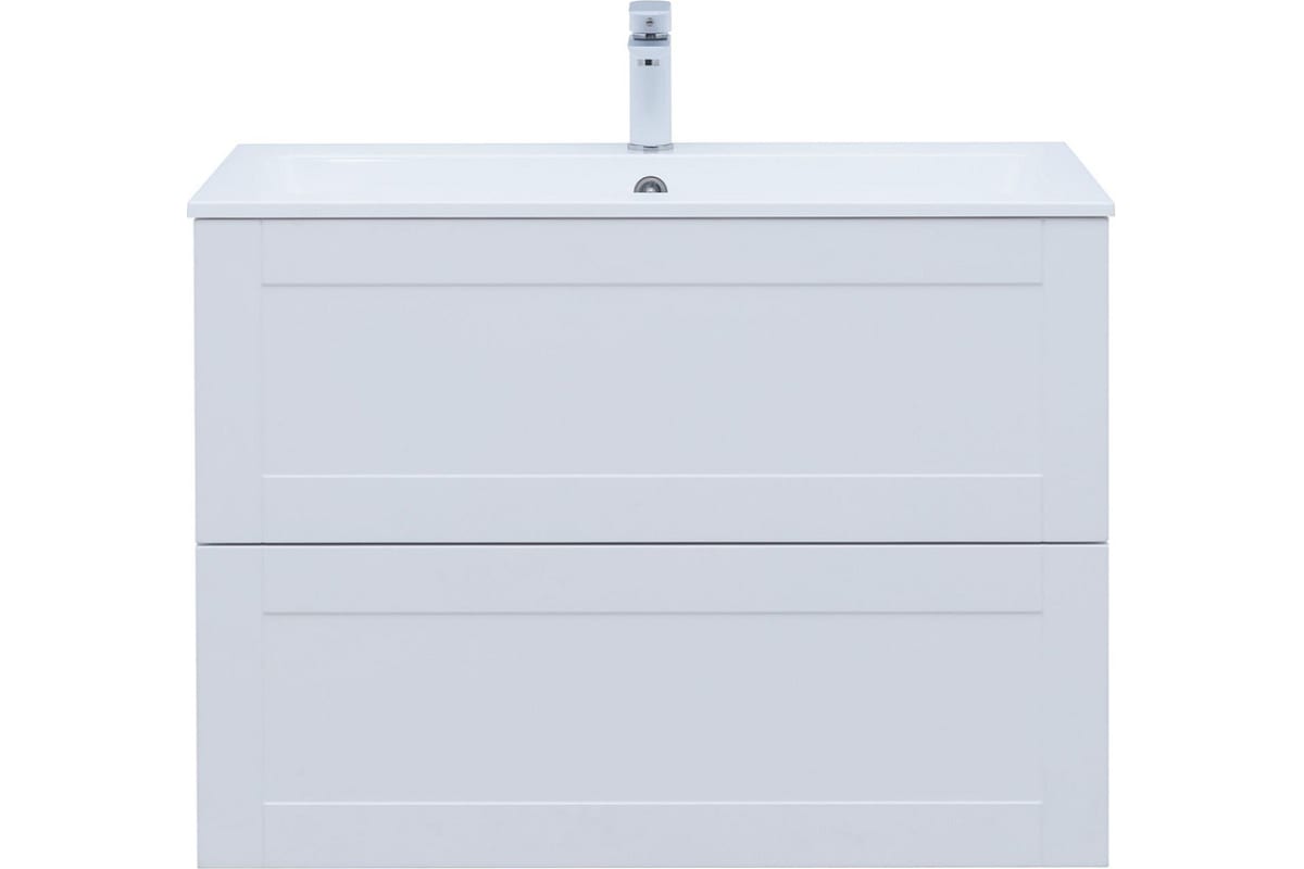 Приобрести aquanet тумба с раковиной терра 90 см, белая матовая