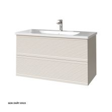 Caprigo Тумба с раковиной MODO Secondo 100 см, светло бежевая