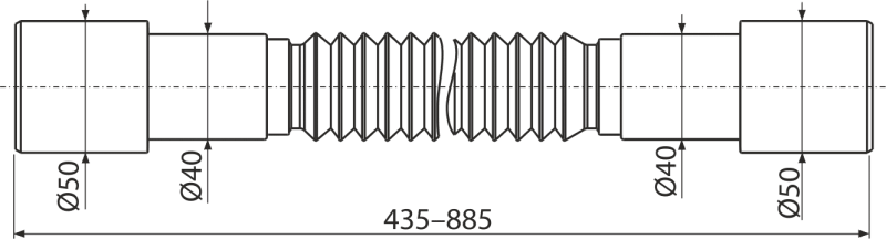Приобрести a720 гибкое соединение 50*40 / 40*50 (заменяет а72 и а702)