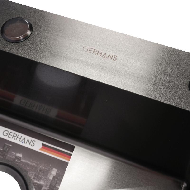 Приобрести gerhans кухонная мойка 60х50 см, графит