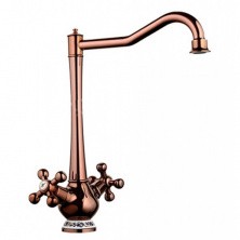 Gappo Смеситель для кухни G4065-3 с высоким изливом, красное золото 88962