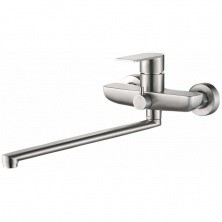 HAIBA Смеситель для ванны 200мм, нержавеющая сталь HB-22807