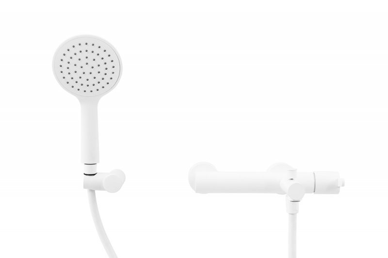 Приобрести cezares смеситель для душа leaf, белый матовый leaf-vd-bio