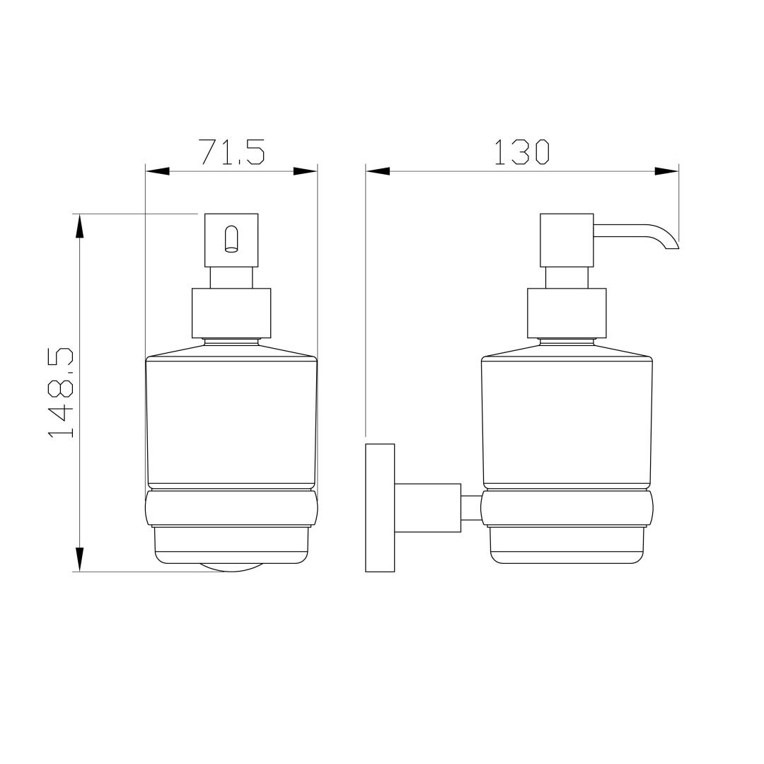Приобрести дозатор мыла wonzon & woghand easy, хром (ww-8133)