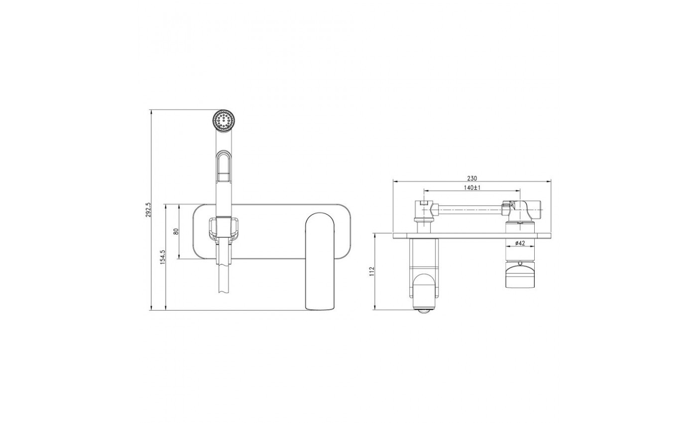 Приобрести lemark смеситель allegro с гигиеническим душем, хром lm5919cw