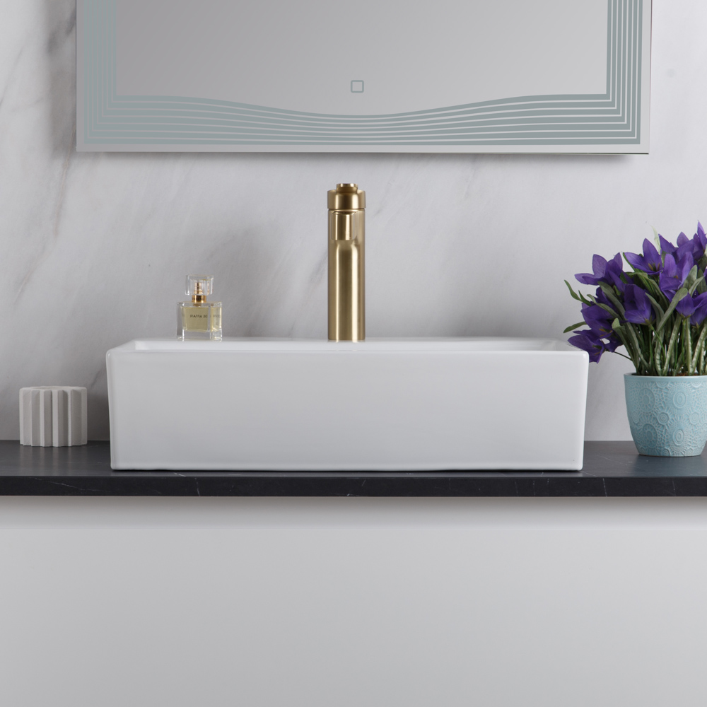 Приобрести belbagno накладная раковина 35х50 см, белая bb1340