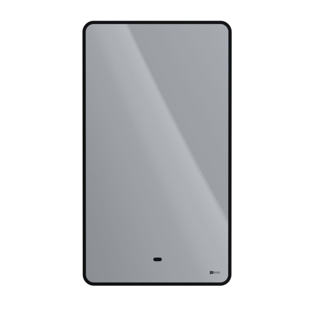 Приобрести lemark зеркало mioblack 45х80 см с подсветкой и подогревом, черное 