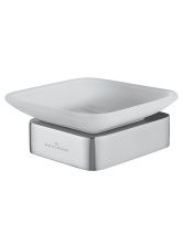 Мыльница с держателем WONZON & WOGHAND LOTTE, Хром (WW-8322)