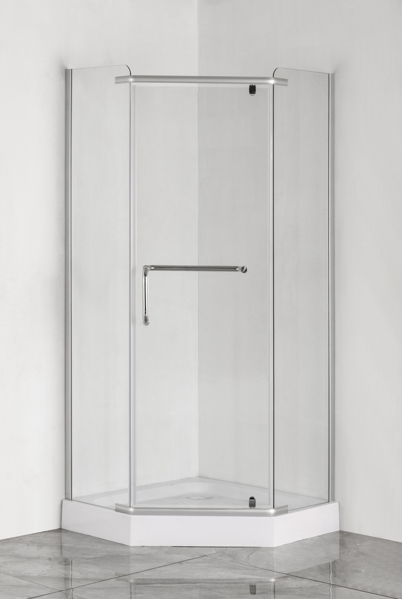 Приобрести loranto душевое ограждение 100х100х200, с низким поддоном 13 см. 6 mm прозрачное закаленное стекло, металлический сифон (cs-816s b)