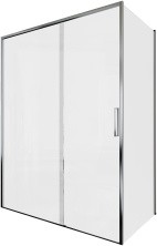 Aquanet Душевое ограждение Pleasure Evo 150x80 AE65-150x80-CT профиль хром, прозрачное стекло