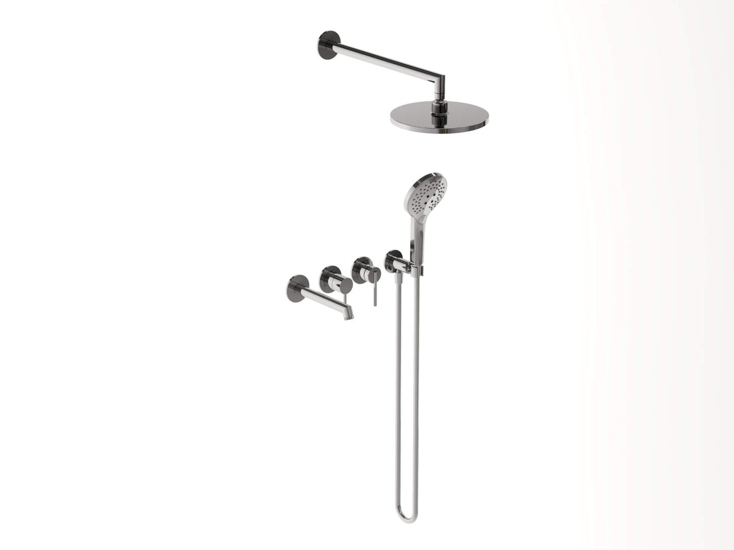 Приобрести hayzburg встраиваемая душевая система, хром hb-4004-3ch