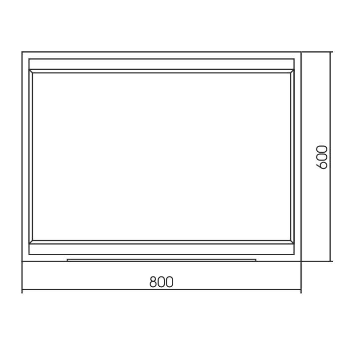 Приобрести azario зеркало челси 80х60 см c подсветкой, сенсор выключатель, датчик на движение, led-00002373 