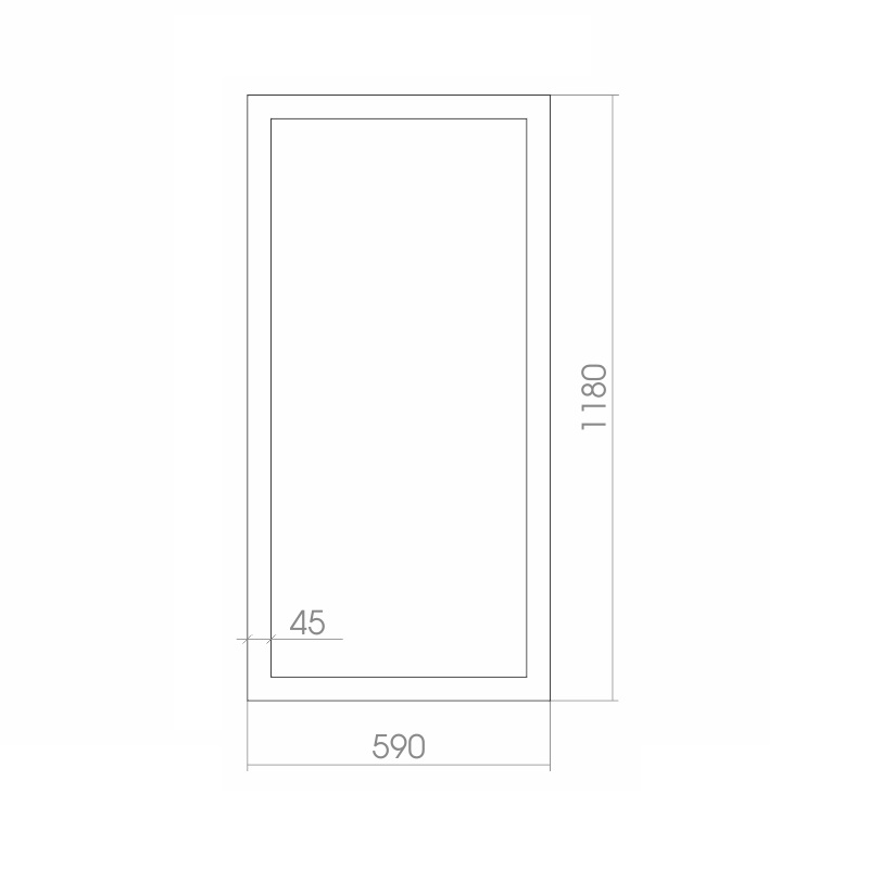 Приобрести loranto зеркало симфония 59х118 см, 00000000389