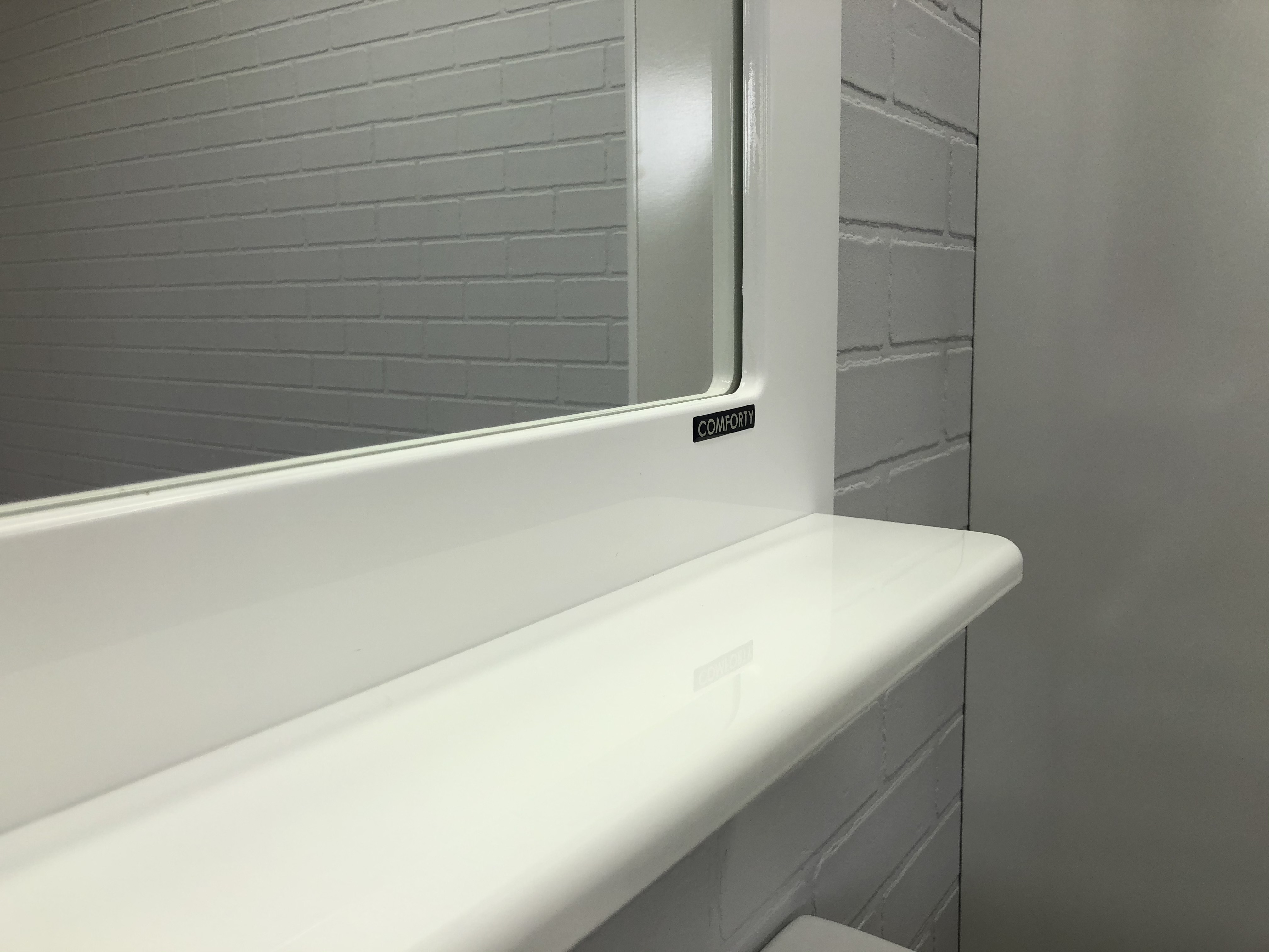 Приобрести сomforty зеркало "монако-100" белое глянцевое