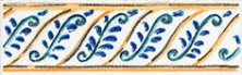 Бордюр настенный Kerama Marazzi Капри Майолика 462 Б20х6,3