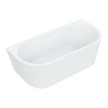 Mirsant Ванна акриловая Sole Sigma 170*80 см, белая, с щелевым переливом УТ000067257