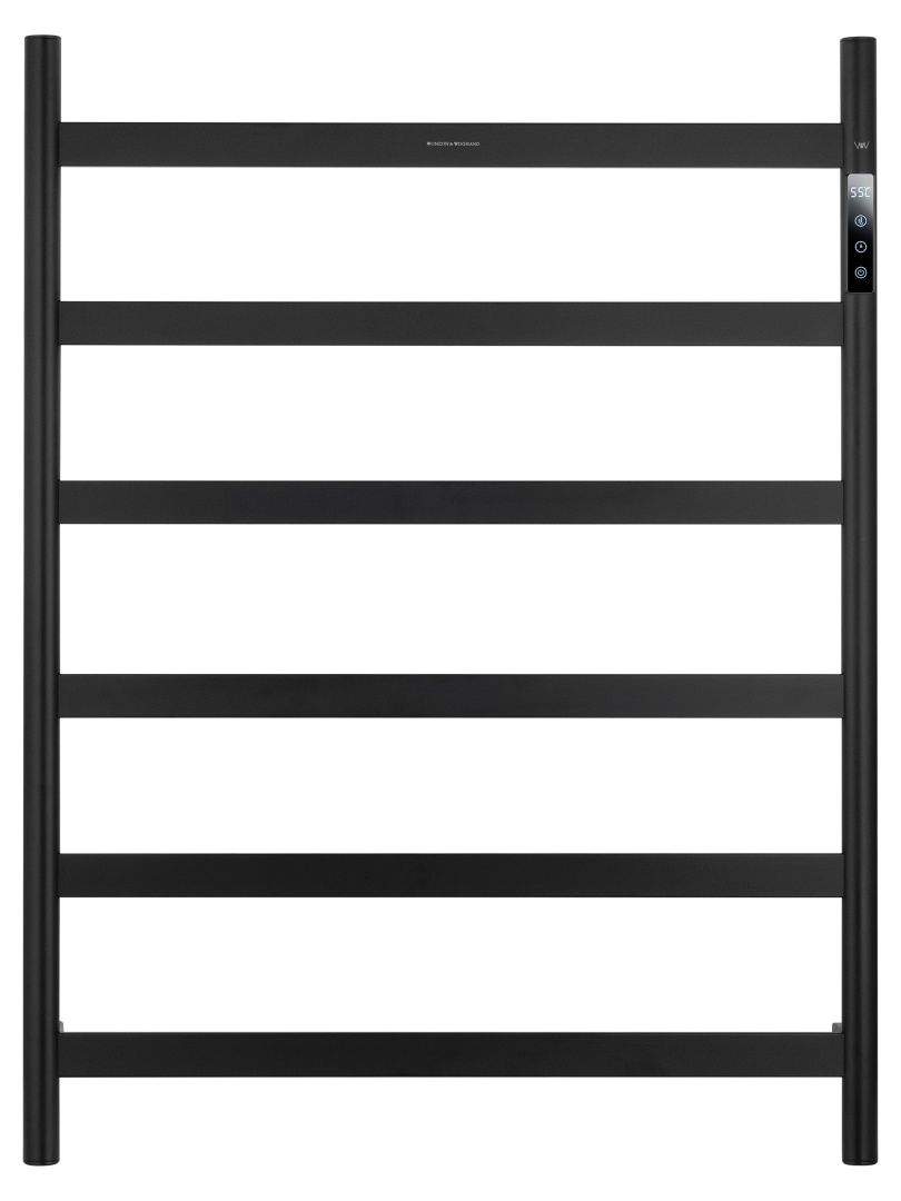 Приобрести полотенцесушитель электрический wonzon & woghand essen, черный матовый (ww-a405-mb)