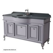 Caprigo Тумба с раковиной FRESCO 150 см, фиолетовая, эмаль