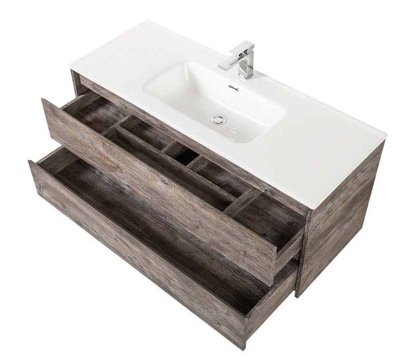 Приобрести тумба подвесная с раковиной belbagno kraft-1200-2c-so-pp 120 см, pino pasadena