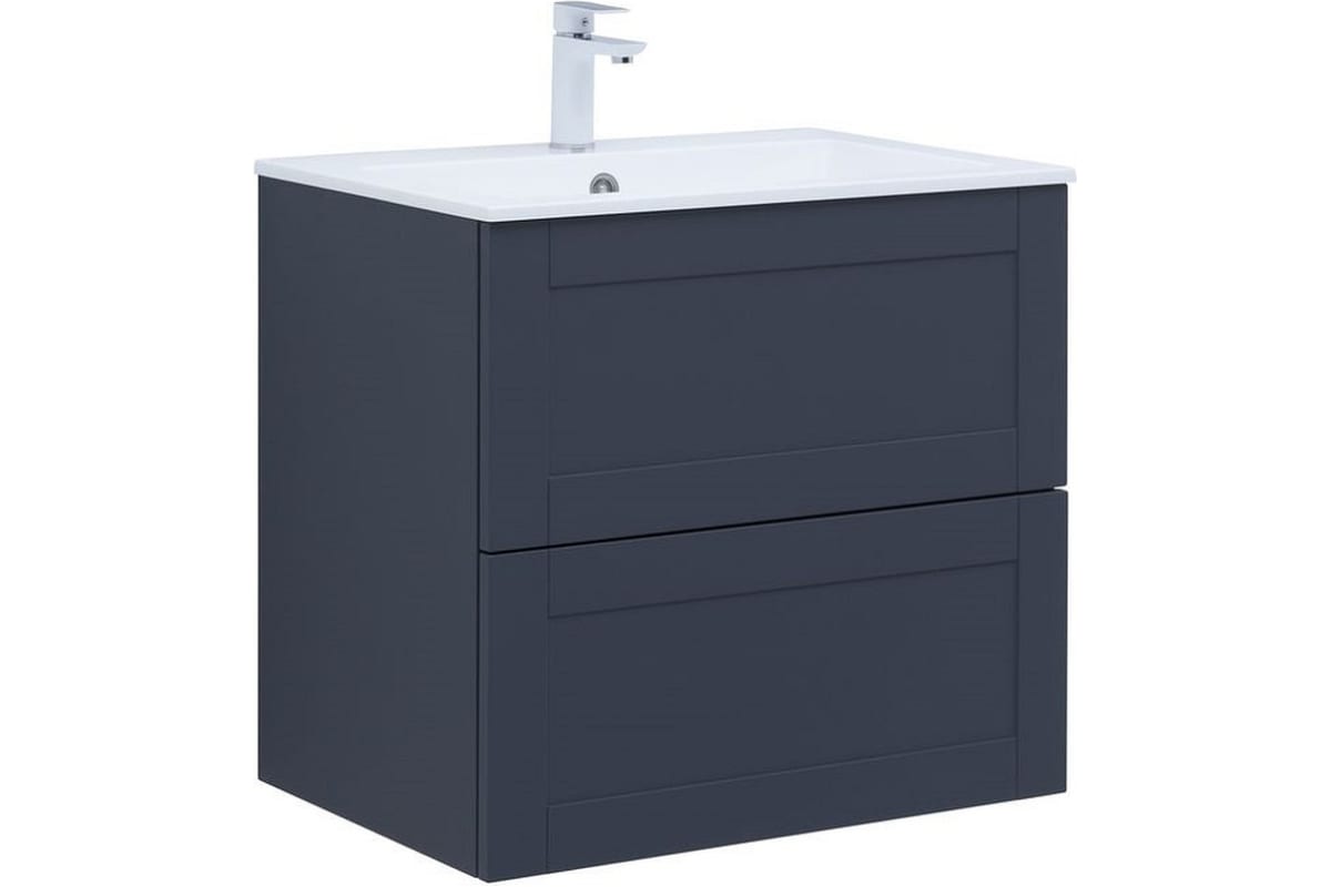 Приобрести aquanet тумба с раковиной терра 70 см, маренго