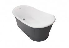 Ванна акриловая отдельностоящая BelBagno 165х90 см, BB32-CF36