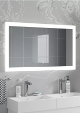 Continent Зеркало с подсветкой Relax 120х80 см, белое