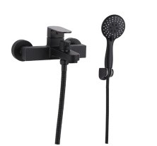 Смеситель для ванны ViEiR Camomilla с ручным душем, черный V283531C