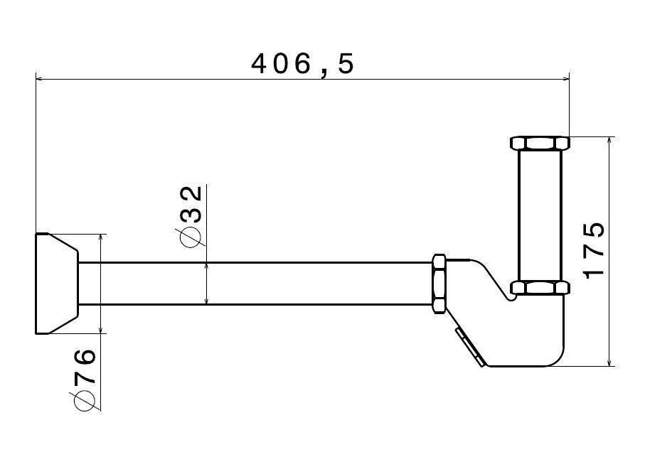 Приобрести kerama marazzi сифон для раковины, атласный титан 212km.m0.070