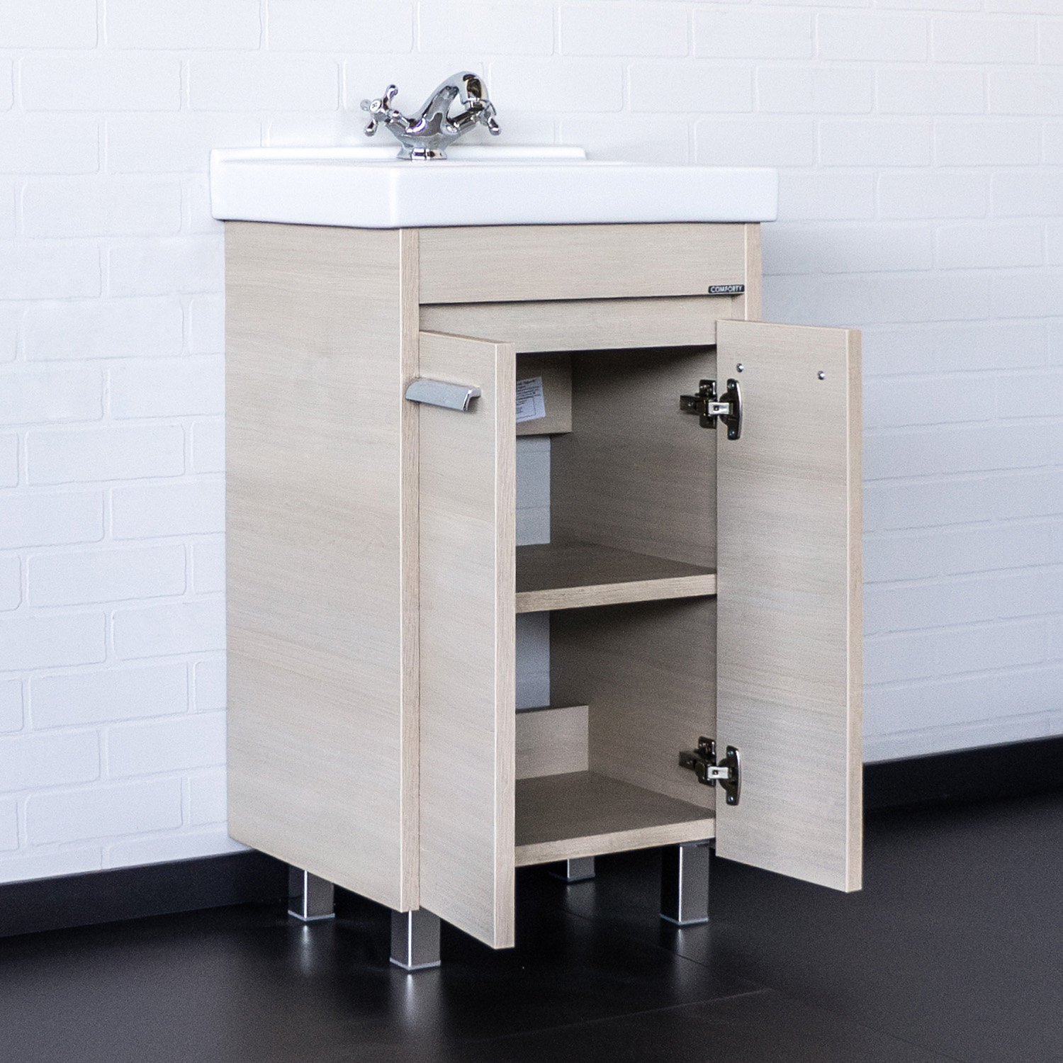 Приобрести сomforty тумба с раковиной марио-50 сосна лоредо