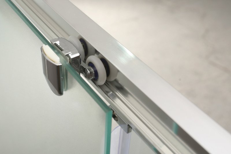 Приобрести дверь душевая belbagno unique 110-125 cм. хром/прозрачное