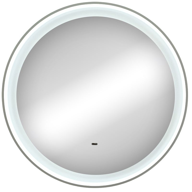 Приобрести continent зеркало с подсветкой planet white 80х80 см, бесконтактный включатель, белое