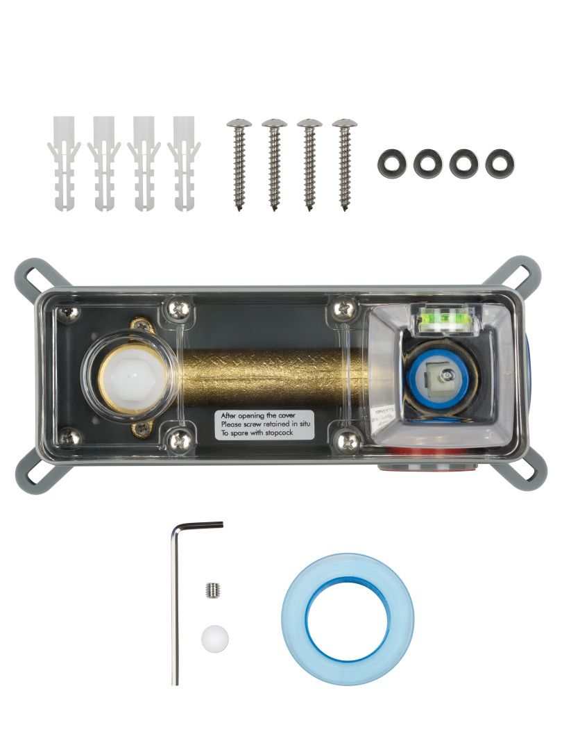 Приобрести смеситель для раковины встраиваемый wonzon & woghand fit, черный матовый (ww-88869009-mb)