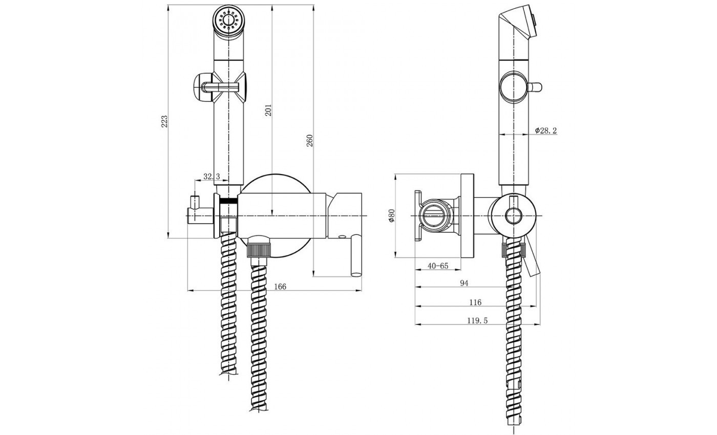 Приобрести lemark смеситель solo с гигиеническим душем, скрытый монтаж, черный lm7166bl