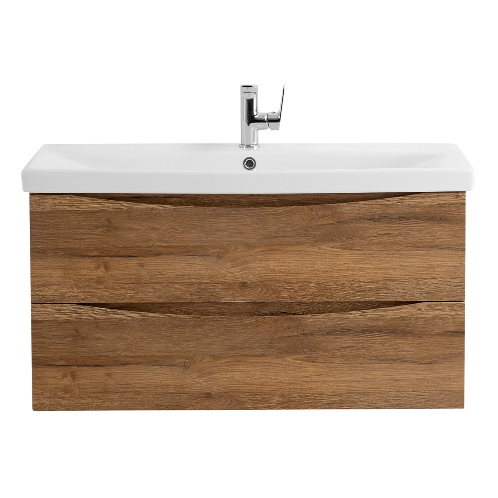 Приобрести belbagno тумба с раковиной marino-cer 90 см, подвесная rovere rustico, белая раковина