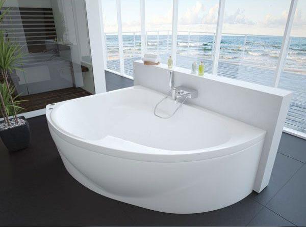 Приобрести акриловая ванна асимметричная aquatek альтаир l 160x120 см