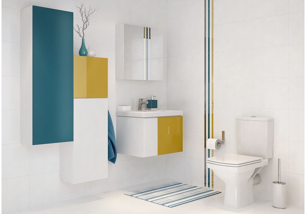 Приобрести раковина подвесная cersanit colour 50 см